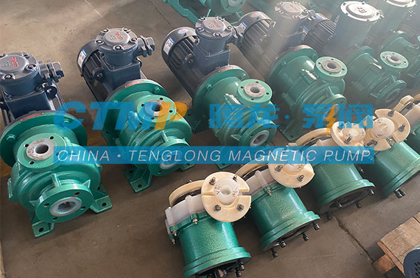 腾龙一批IMD-F重型氟塑料磁力泵发往芜湖丽德新材