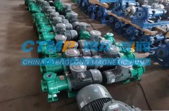 腾龙一批IMD-F氟塑料磁力泵发往江苏新润化工