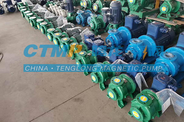 腾龙23台氟塑料磁力泵发往徐州神龙化工